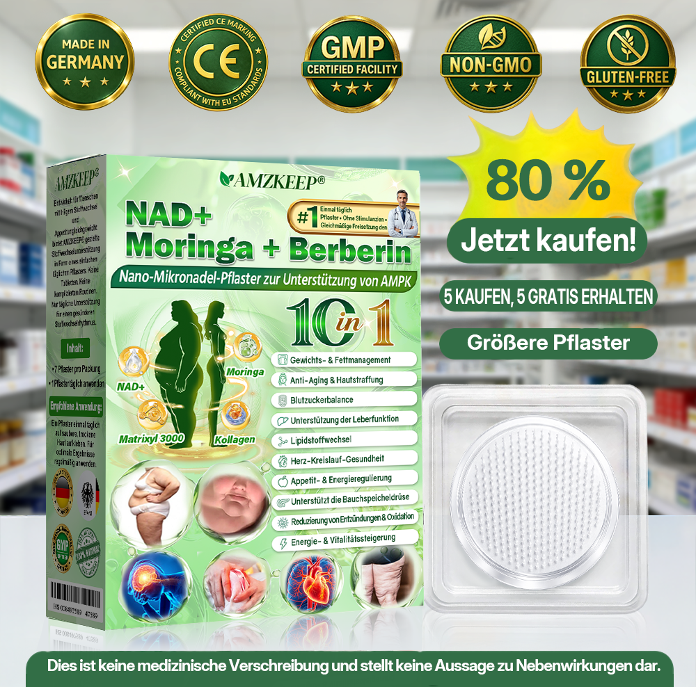 🇩🇪𝑨𝑴𝒁𝑲𝑬𝑬𝑷® 𝑵𝒂𝒏𝒐 𝑴𝒊𝒄𝒓𝒐𝒏𝒆𝒆𝒅𝒍𝒆 𝑷𝒂𝒕𝒄𝒉 (𝑵𝒖𝒓 𝒆𝒊𝒏𝒎𝒂𝒍 𝒕ä𝒈𝒍𝒊𝒄𝒉 — 𝒔𝒊𝒄𝒉𝒕𝒃𝒂𝒓𝒆 𝑽𝒆𝒓ä𝒏𝒅𝒆𝒓𝒖𝒏𝒈𝒆𝒏 𝒊𝒏 7 𝑻𝒂𝒈𝒆𝒏) 𝑭𝒐𝒓𝒎𝒆𝒍 ✅ 𝑼𝒏𝒕𝒆𝒓𝒔𝒕ü𝒕𝒛𝒕 𝑺𝒕𝒐𝒇𝒇𝒘𝒆𝒄𝒉𝒔𝒆𝒍, 𝑮𝒆𝒘𝒊𝒄𝒉𝒕𝒔𝒎𝒂𝒏𝒂𝒈𝒆𝒎𝒆𝒏𝒕, 𝑯𝒆𝒓𝒛𝒈𝒆𝒔𝒖𝒏𝒅𝒉𝒆𝒊𝒕 𝒔𝒐𝒘𝒊𝒆 𝒃𝒆𝒊 𝑭𝒆𝒕𝒕𝒍𝒆𝒊𝒃𝒊𝒈𝒌𝒆𝒊𝒕, 𝒆𝒓𝒔𝒄𝒉𝒍𝒂𝒇𝒇𝒕𝒆𝒓 𝑯𝒂𝒖𝒕, 𝑫𝒊𝒂𝒃𝒆𝒕𝒆𝒔, 𝑺𝒄𝒉𝒍𝒂𝒇𝒂𝒑𝒏𝒐𝒆 𝒖𝒏𝒅 𝑮𝒆𝒍𝒆𝒏𝒌𝒑𝒓𝒐𝒃𝒍𝒆𝒎𝒆𝒏.