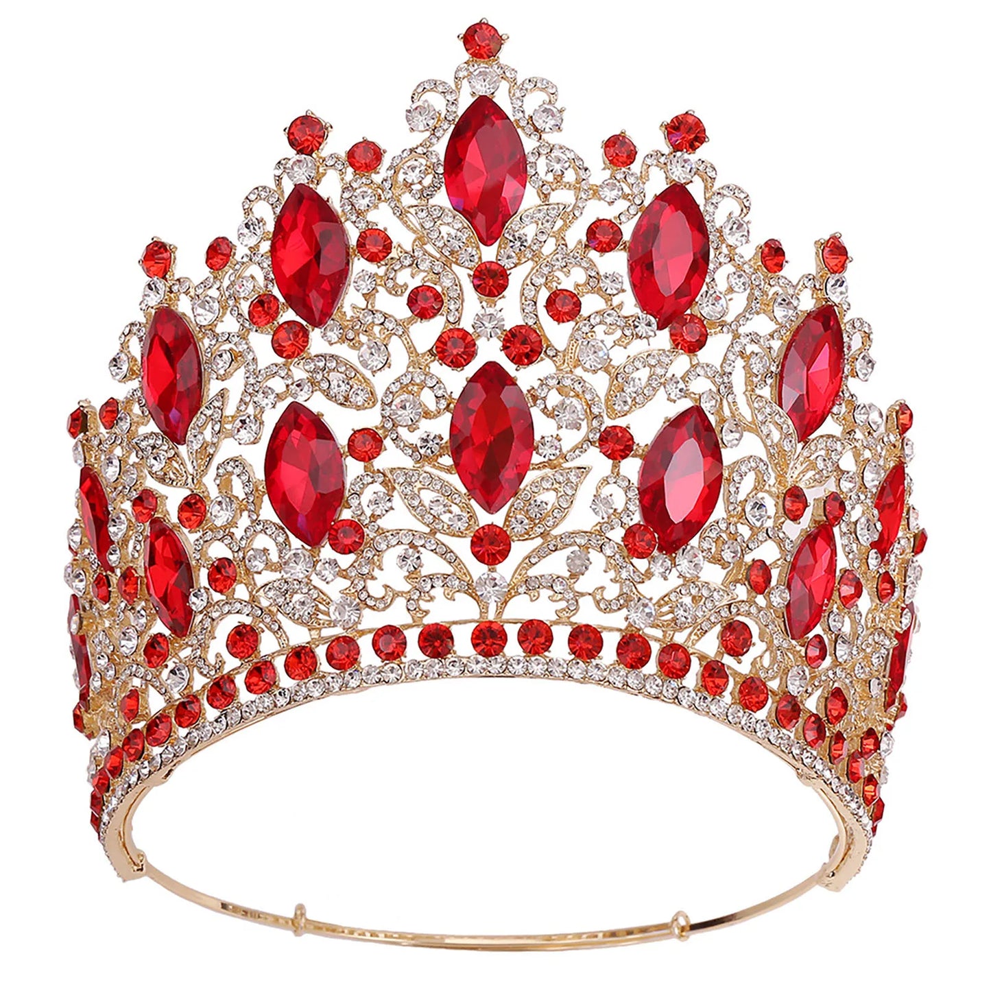 Luxury Wedding Tiaras For Bride Crystal Rhinestone Alloy Bridal Crown For Women Princess Party Hair Jewelry Accessories