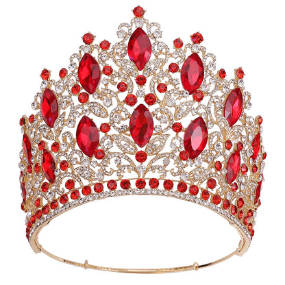 Luxury Wedding Tiaras For Bride Crystal Rhinestone Alloy Bridal Crown For Women Princess Party Hair Jewelry Accessories